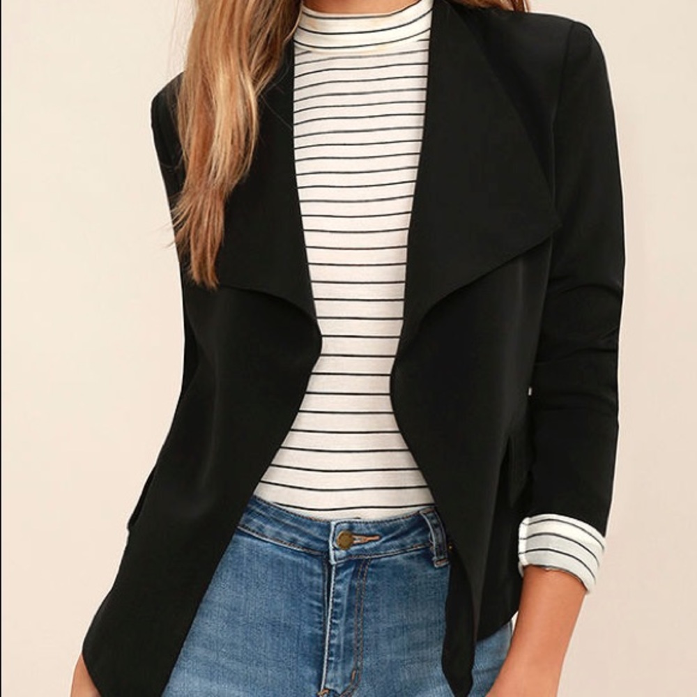 UPTOWN GIRL BLACK BLAZER